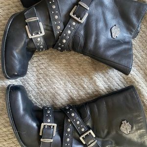 Harley Davidson heeled boots